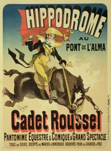Reproducción de un póster publicitario de 
